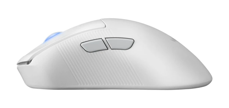 ASUS ROG Keris II Ace Wireless AimPoint White myszka Gaming Po prawej stronie RF Wireless + Bluetooth + USB Type-A Optyczny 42000 DPI