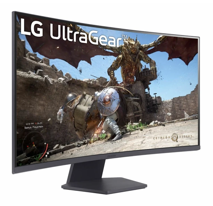 LG 32GS60QC-B monitor komputerowy 80 cm (31.5") 2560 x 1440 px Quad HD LCD Czarny
