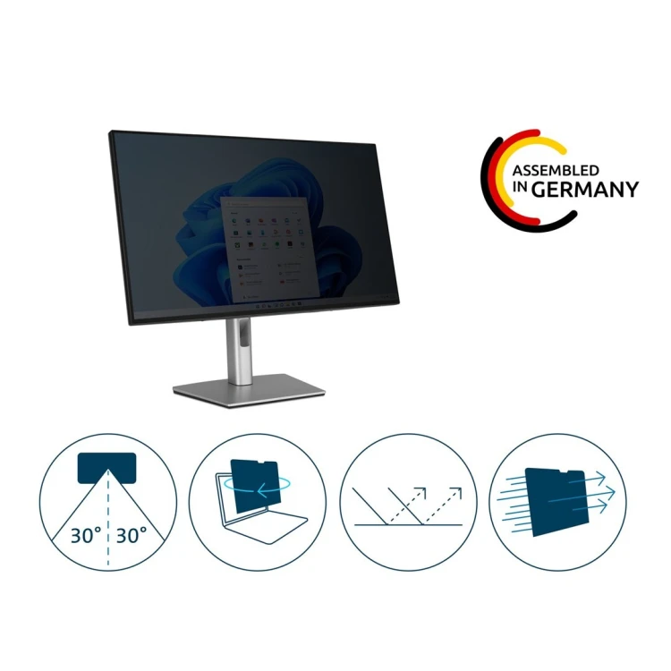 Kensington Filtr prywatyzujący 2-stronny do monitora z ekranem 23,8'', format 16:9, nakładany