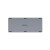 UNITEK D1092A klawiatura USB Amerykański międzynarodowy Szary