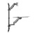 Neomounts WL90-325BL1 uchwyt / stojak do monitorów 81,3 cm (32") Ściana Czarny
