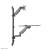 Neomounts WL90-325BL1 uchwyt / stojak do monitorów 81,3 cm (32") Ściana Czarny