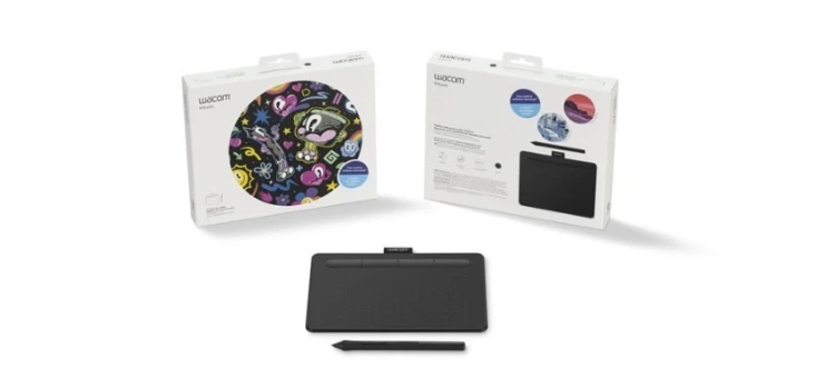 Tablet graficzny Wacom Intuos S 2540 lpi 152 x 95 mm USB Czarny