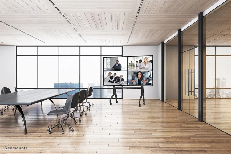 Neomounts FL50-575BL1 stojak do multimediów Czarny Karta multimedialna/wózek multimedialny