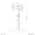 Neomounts FL45S-825BL1 uchwyt do telewizorów 190,5 cm (75") Czarny