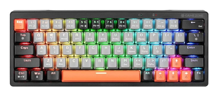 Klawiatura mechaniczna Tracer GAMEZONE EVO1 HOT SWAP 63 (Grey) TRAKLA47297