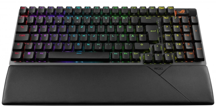 ASUS ROG Strix Scope II 96 Wireless klawiatura Gaming USB + RF Wireless + Bluetooth QWERTZ Niemiecki Czarny