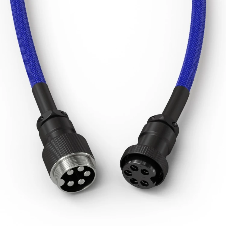 Glorious Gaming GLO-KB-ACC-CBL-COIL-CBLU kabel klawiatury/myszy Niebieski 1,4 m