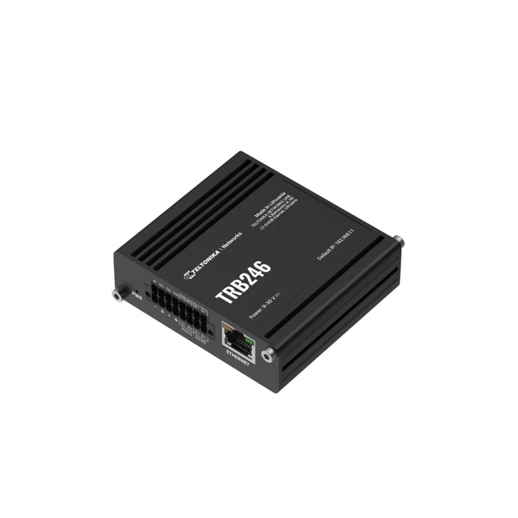 Teltonika Przemysłowy router, brama IoT LTE TRB246 Cat 4, 1x RJ45 100Mb/s, IP30