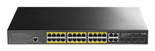 Switch CUDY GS2028PS4-300W 24-Port Gigabit L2 Managed PoE+ 300W  4x Gigabit Combo Ports