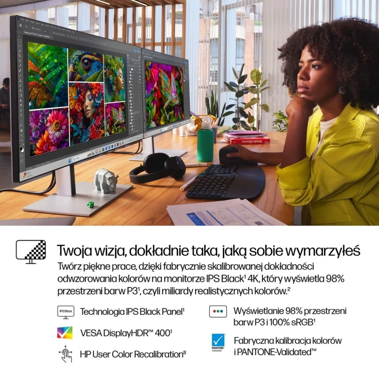 HP 27-calowy monitor seria 7 Pro 4K Thunderbolt 4 – 727pk