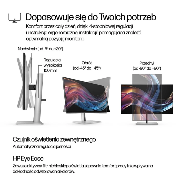 HP 27-calowy monitor seria 7 Pro 4K Thunderbolt 4 – 727pk