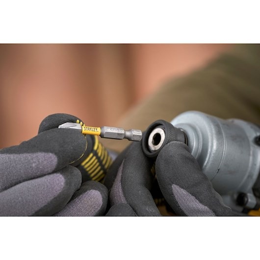 Stanley FATMAX SFMCF830B-XJ wkrętak zasilany/zakrętark udarowy 3200 RPM Czarny, Żółty