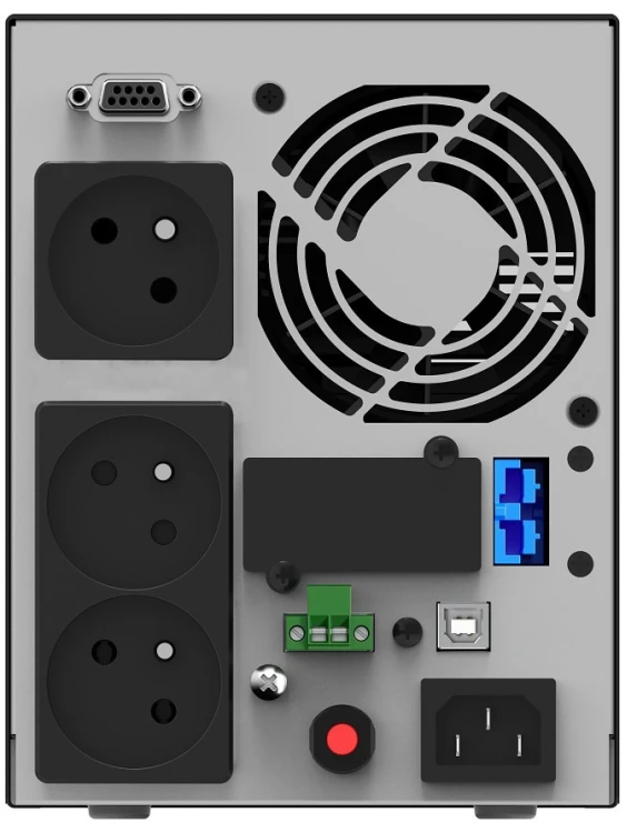 POWER WALKER UPS ON-LINE VFI 1000 AT FR 3X FR OUT, USB/RS-232, LCD, EPO