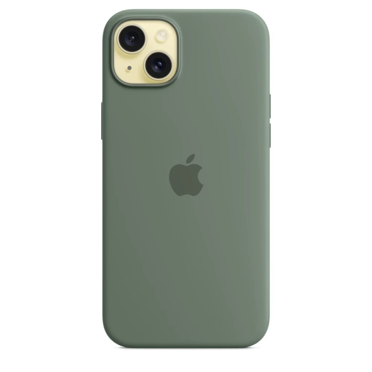 Silikonowe etui Apple z MagSafe Cypress, do iPhone 15 Plus