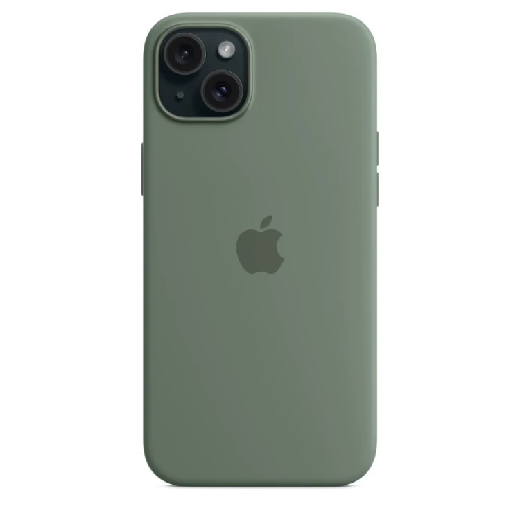 Silikonowe etui Apple z MagSafe Cypress, do iPhone 15 Plus