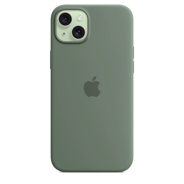 Silikonowe etui Apple z MagSafe Cypress, do iPhone 15 Plus