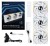 Wentylator Lian Li UNI FAN TL Wireless LCD 120 3-pack biały (12TLLCD1W3W)