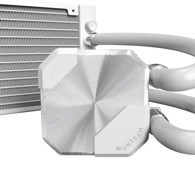 Chłodzenie wodne Montech HyperFlow Silent AiO - 360mm, białe
