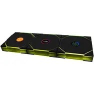Lian Li UNI FAN TL Wireless LCD Lüfter, ARGB, PWM, 3er-Pack inkl. Controller - 120 mm, schwarz