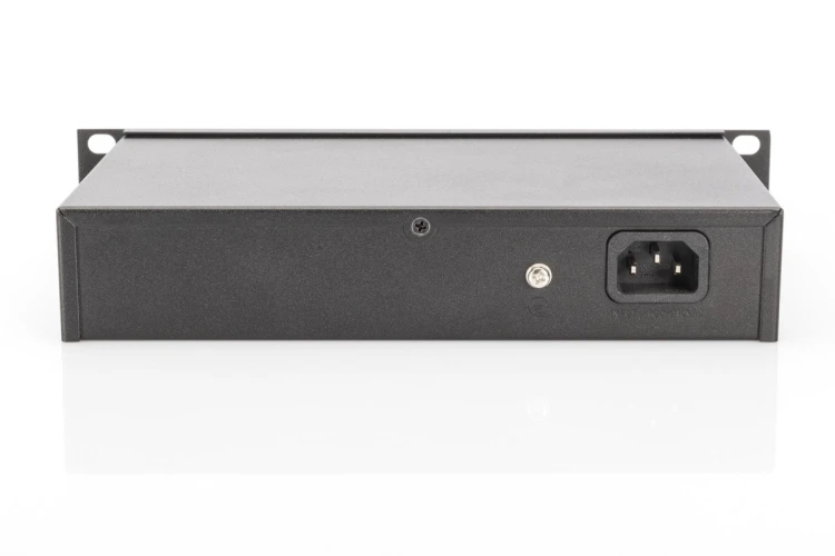 Digitus 10-calowy 8-portowy przełącznik Gigabit Ethernet PoE