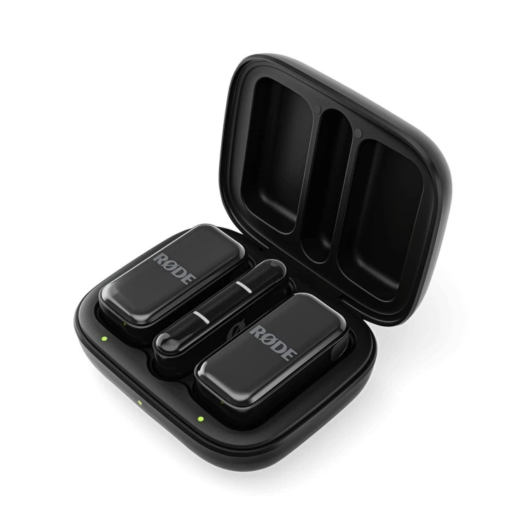 RODE Wireless Micro - 2-kanałowy cyfrowy system bezprzewodowy (Lightning, Czarny)