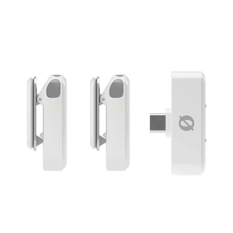 RODE Wireless Micro - 2-kanałowy cyfrowy system bezprzewodowy, USB-C, biały