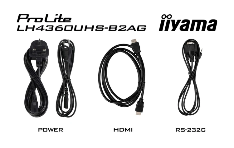Monitor Iiyama 43 LH4360UHS-B2AG HDMI USB - 107.9 cm - 42.5"