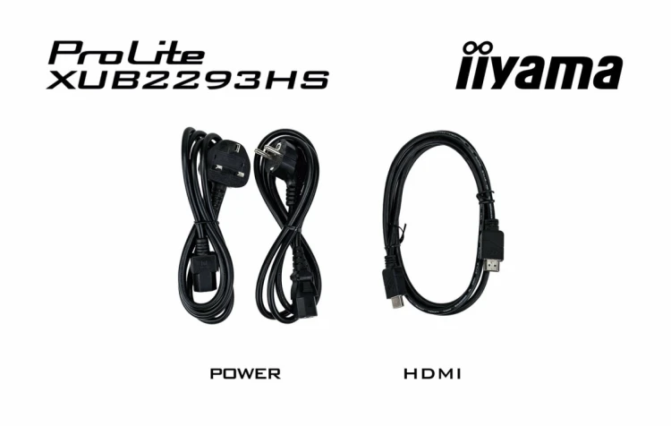 iiyama ProLite XUB2293HS-B6 monitor komputerowy 54,6 cm (21.5") 1920 x 1080 px Full HD LED Czarny