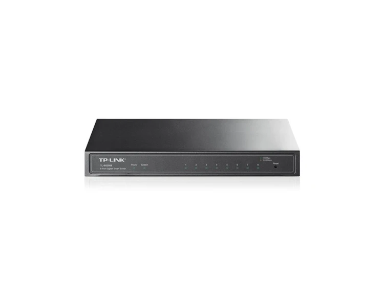 TP-Link Omada SG2008 łącza sieciowe Zarządzany L2/L2+ Gigabit Ethernet (10/100/1000) Czarny