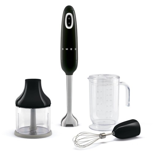 Blender immersyjny Smeg HBF03BLEU (101121) 700W Czarny, Stal nierdzewna