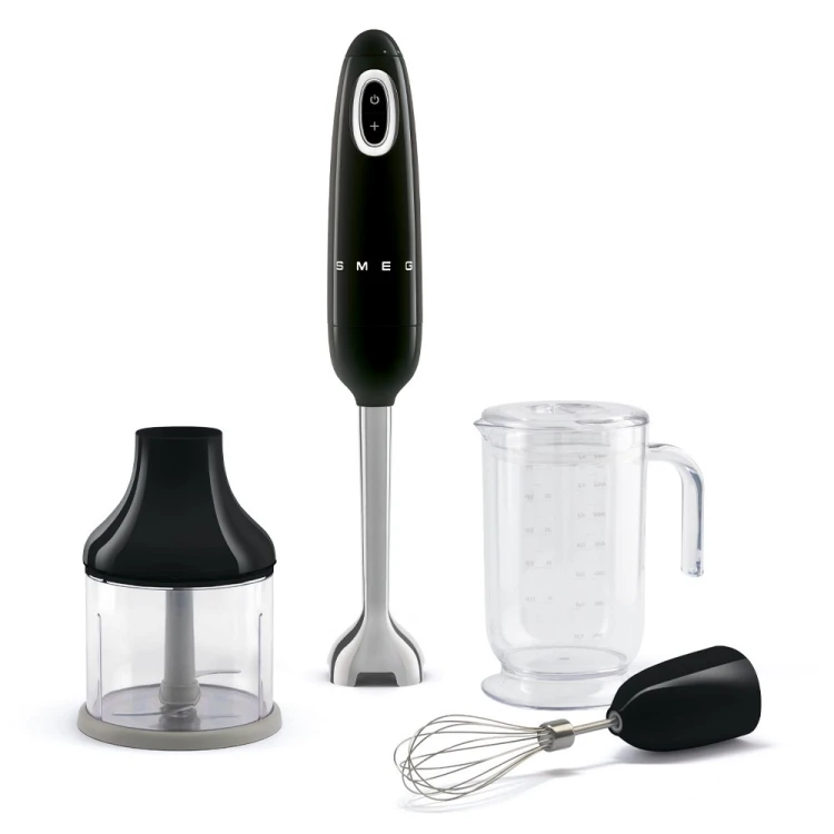 Blender immersyjny Smeg HBF03BLEU (101121) 700W Czarny, Stal nierdzewna
