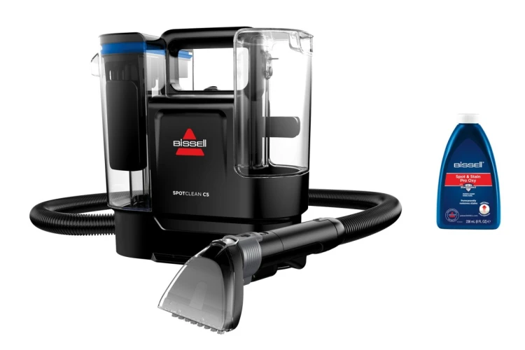 Odkurzacz Bissell SpotClean C5 Select Portable Carpet and Upholstery Cleaner, 400 W, Czarny/Niebieski, Gwarancja 24 miesiące