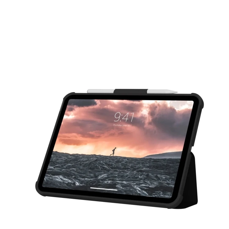 Wytrzymałe etui UAG do iPada 10.9 (10. generacji, 2022) - Plyo Black/Ice - Etui z klapką do tabletu - Klasa medyczna - Ice Black - do Apple iPad 10.9"