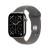 Apple Watch Series 11 GPS + Cellular 46mm koperta z naturalnego tytanu i sportowym paskiem w kolorze kamiennej szarości - S/M (MFCW4ZR/A)