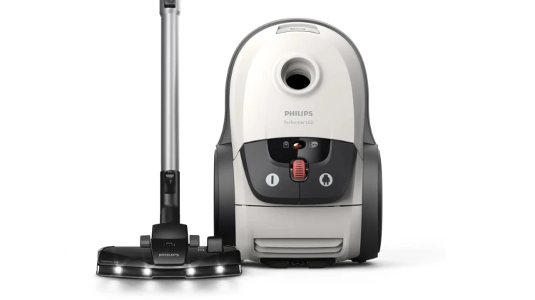 Odkurzacz workowy Philips Performer LED 8000 Series z technologią TriActive, model XD8142/12, moc 900W