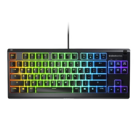 Klawiatura gamingowa SteelSeries Apex 3 Tenkeyless Klawiatura do gier Światło LED RGB Amerykańskie przewodowe przełączniki Whisper-Quiet