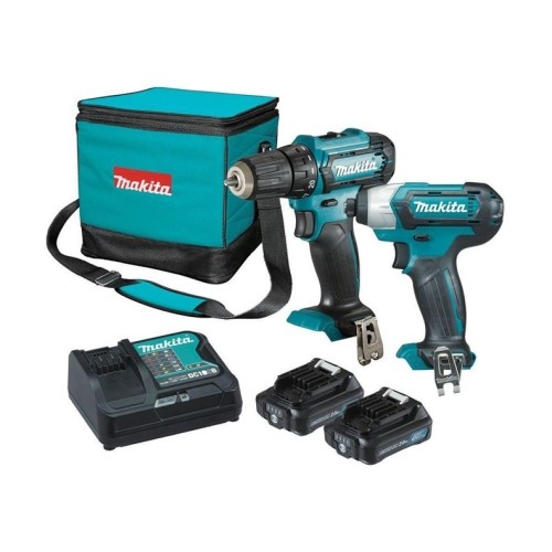 Zestaw narzędzi Makita CLX224A Combo Kit CXT Battery Toolbox 12V MAX; 2 x 2.0 Ah Li-ion (DF333D + TD110D)