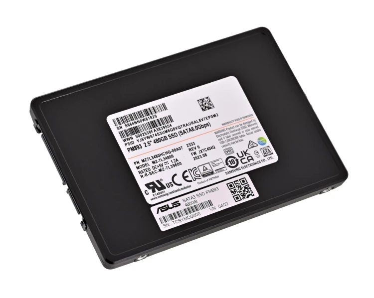 Dysk SSD Samsung PM893 480GB SATA 2.5" MZ7L3480HCHQ-00A07 (DWPD 1)