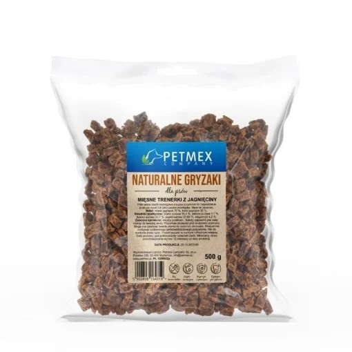 PETMEX Trenerki mięsne z jagnięciny 500g