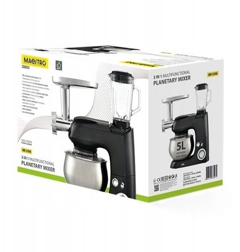Mikser planetarny 3w1 2000W MR-559-M MAESTRO