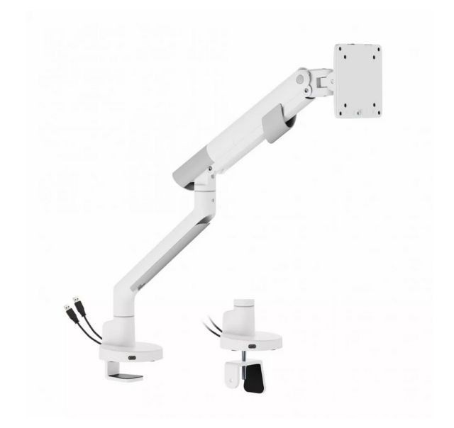 Uchwyt biurkowy do monitora ART RAMM L-29GD LED/LCD 17-35" 2-11kg 2xUSB 3.0 Premium White