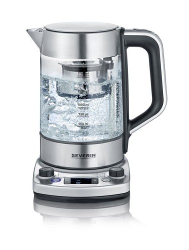Severin WK 3422 czajnik elektryczny 1,7 l 3000 W Stal nierdzewna
