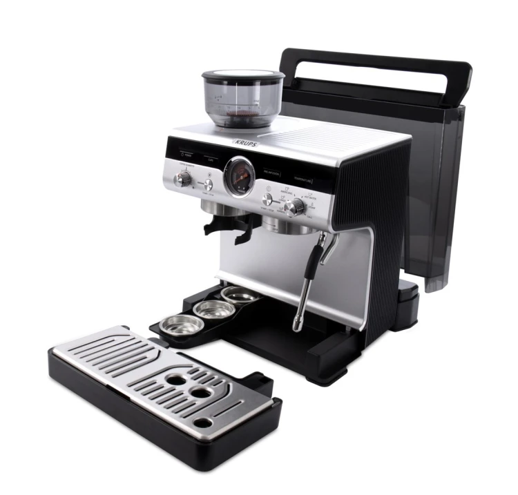 Krups Precision XP801T10 ekspres do kawy Półautomatyczny Ekspres do espresso 3 l