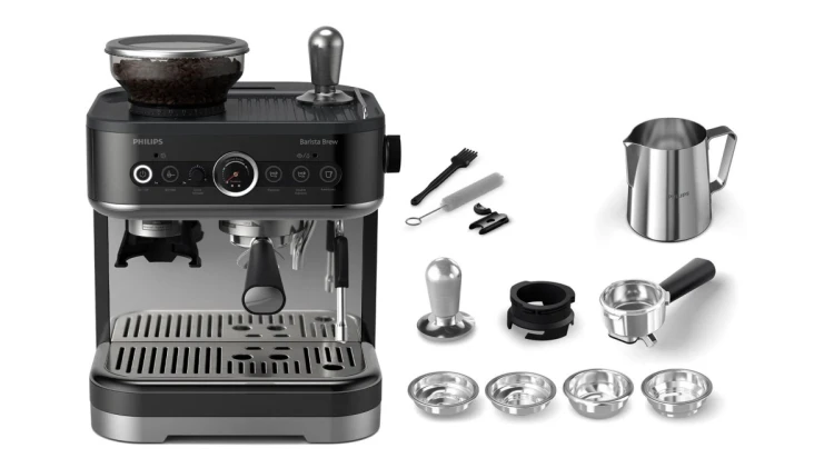 Ekspres do kawy Philips PSA3218/10 Napar Baristy Ciśnienie pompy 15 bar Wbudowany spieniacz do mleka Półautomatyczny 1350 W Czarny