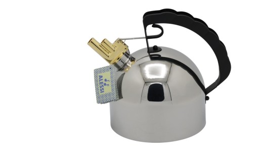 Alessi 9091 FM - Czajnik - stal nierdzewna - ze stalową podstawą - O 16,5cm
