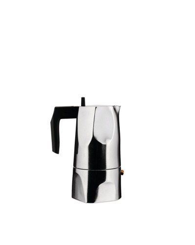 Alessi MT18/3 ręczny ekspres do kawy Kawiarka moka Aluminium