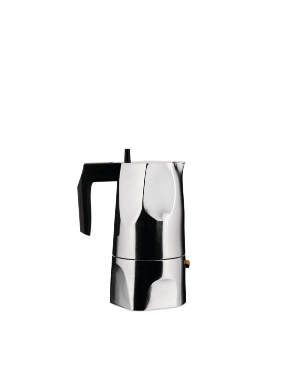 Alessi MT18/3 ręczny ekspres do kawy Kawiarka moka Aluminium