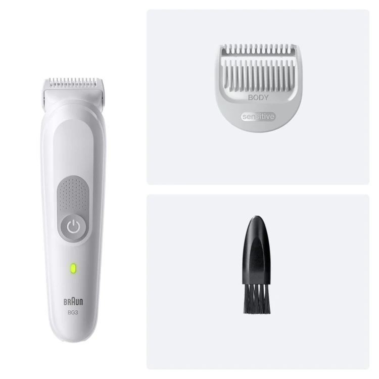 Braun Series 3 80789711 maszynka do włosów Jasny Szary