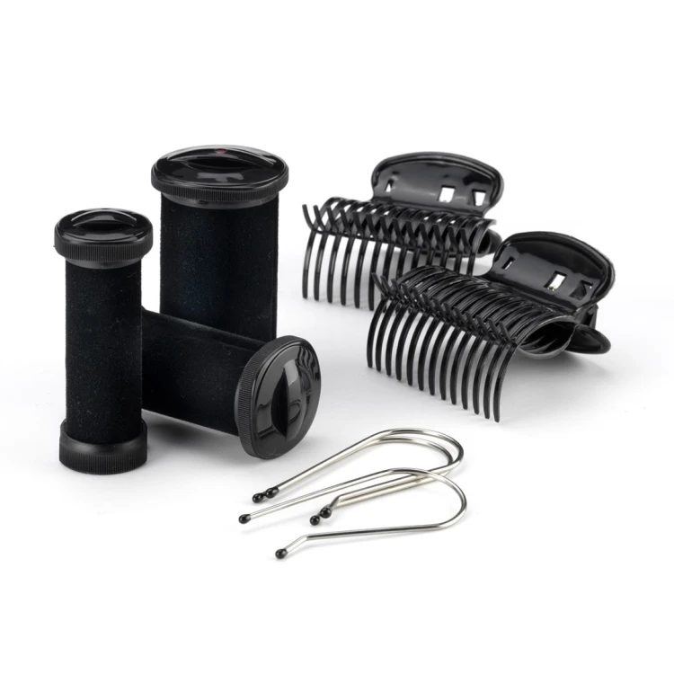 BaByliss Thermo Ceramic Rollers Zestaw do stylizacji włosów Czarny, Stal nierdzewna 50 W 2 m